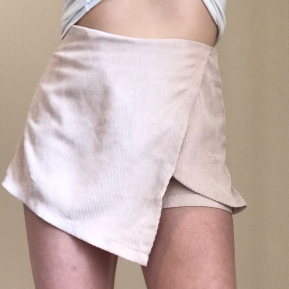 Corduroy Mini Skort - Picture 1 of 3